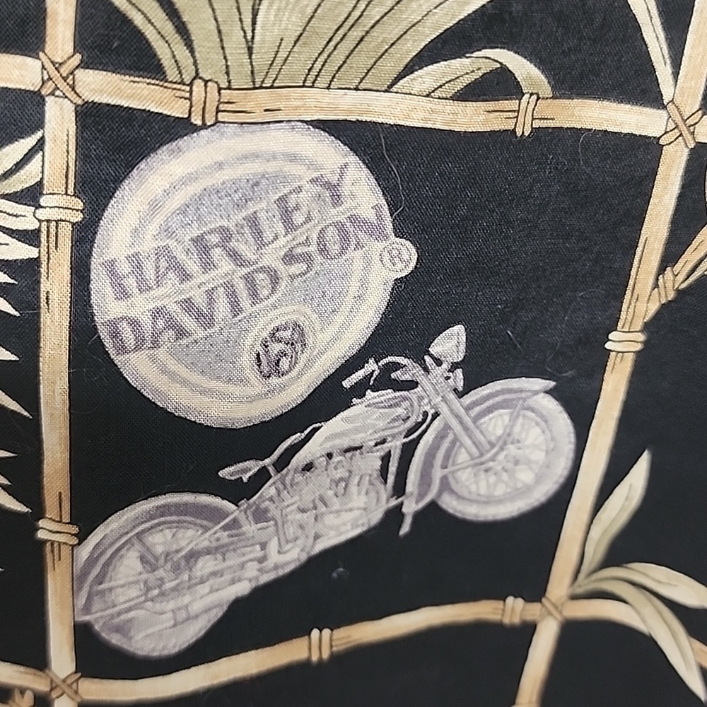 Harley-Davidson Motorcycles Vintage 100% cotton casual button-down shirt szM WOW - Picture 2 of 10